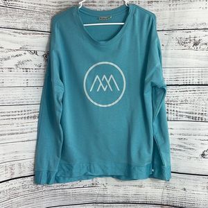 Tasc Sweatshirt womens large performance Long sleeve organic cotton blend